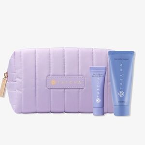 Tatcha Cosmetic Bag with Skincare Duo